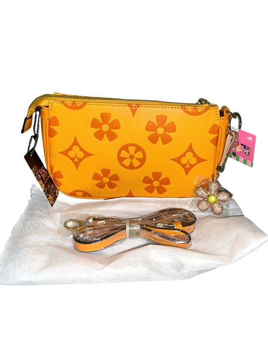 Handbags - FANTASTIC BOHO ORANGE FLORAL MINIMALIST  CROSSBODY BAG